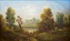 Pastoral Landscape with Cattle by Edward Mitchell Bannister