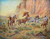 New Mexico Incident - Hooker Ranch 1885 by Joe Beeler