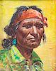 Navajo Portrait by Olaf Wieghorst