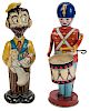 Pair of Tin Litho Wind-Up Figural Toys.