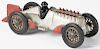 Large Hubley cast iron exhaust flame racer