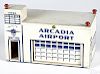 Arcade painted wood Arcadia Airport