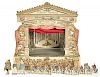 Theatre Francais lithograph paper and wood stage