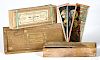Three boxed sets of Ernst Plank magic lantern slid