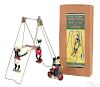 Mickey & Minnie Mouse as Acrobats celluloid wind-u