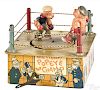 Marx tin lithograph wind-up Popeye The Champ