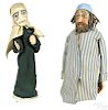 Two Bil Baird costumed puppets