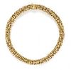 A Yellow Gold Meshwork Collar Necklace, 78.70 dwts.