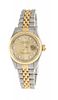 An 18 Karat Yellow Gold, Stainless Steel and Diamond Ref. 69173 Datejust Wristwatch, Rolex, 35.00 dwts.