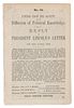 [LINCOLN] No. 10 and 11. Papers from the Society for the Diffusion of Political Knowledge. N.p.:n.p., n.d.