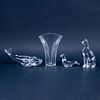 Collection of Four (4) Baccarat Crystal Tableware.