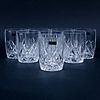 Set of Eight (8) Waterford Marquis "Brookside" Crystal Tumblers.