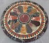 Rare 19th Century Labeled Pietra Dura Table Top.