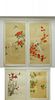 4 Pieces of Chinese Paintings