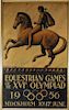 John Sjovard Stockholm Equestrian Olympic Poster
