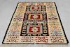 C.1900 Oriental Persian Kilim Flat Weave Carpet