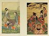 PR Japanese Katsukawa Shun'ei Woodblock Prints