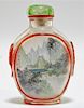 Chinese Reverse Painted Peking Glass Snuff Bottle
