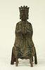 Ming Dynasty Cast Iron Figure of a Bodhisattva