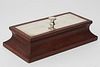 Cigar Humidor with Sterling Silver Lid, by Fradley