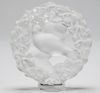 Lalique Frosted Crystal "Pax" Dove Seal, #10615