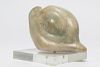 Modern Carved Alabaster Sculpture of a Snail