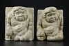 Pair of Tang Dynasty Chinese Stone Figures
