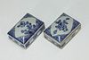 2 Pieces of Qing Dynasty Chinese Covered Box