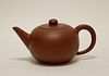Chinese 19th C. Yixing Zisha Teapot, Marked