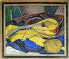 Margot Ascheim Cubist Mandolin Still Life Painting