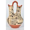 Mary Madalena (Jemez, 20th century) Wedding Pottery Jar
