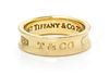 An 18 Karat Yellow Gold "Tiffany 1837" Band, Tiffany & Co., Circa 1997, 5.45 dwts.