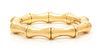 An 18 Karat Yellow Gold Flexible "Bamboo" Bracelet, Gucci, 25.70 dwts.