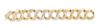 A 14 Karat Yellow Gold and Diamond Curb Link Bracelet, 52.10 dwts.
