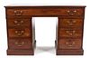 An English Writing Desk Height 30 1/4 x width 48 x depth 21 1/4 inches.