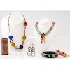 Bold and Colorful Group of Tribal Jewelry