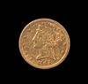 A United States 1902-S Liberty Head $5 Gold Coin