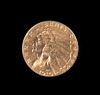 A United States 1910 Indian Head $5 Gold Coin