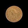 A United States 1899-S Liberty Head $10 Gold Coin