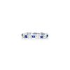 A Sapphire and Diamond Eternity Band
