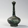 Bronze Garlic-head Bottle Vase 铜制蒜头瓶