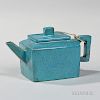 Turquoise-glazed Yixing Ware Teapot 翠蓝釉宜兴茶壶