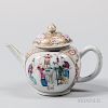 Famille Rose Export Covered Teapot 粉彩茶壶