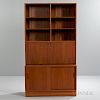 Two-piece Mid-century Modern Wall Unit