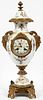 JAPY FRERES FRENCH PORCELAIN & BRONZE CLOCK
