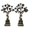 Pair Louis XV Style Putto Figural Candelabra