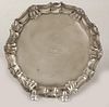 GEORGE II STERLING SILVER SMALL SALVER