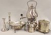 (on 5) ANTIQUE SHEFFIELD PLATED SILVER HOLLOWWARE