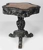 CHINESE CARVED HARDWOOD CENTER TABLE