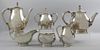 6-PIECE STERLING TEA AND COFFEE SERVICE